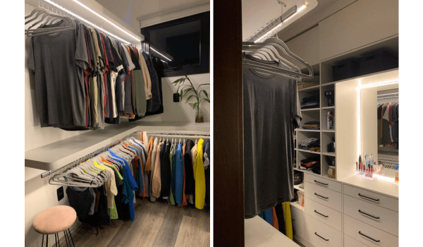 organizar guarda-roupas e closets